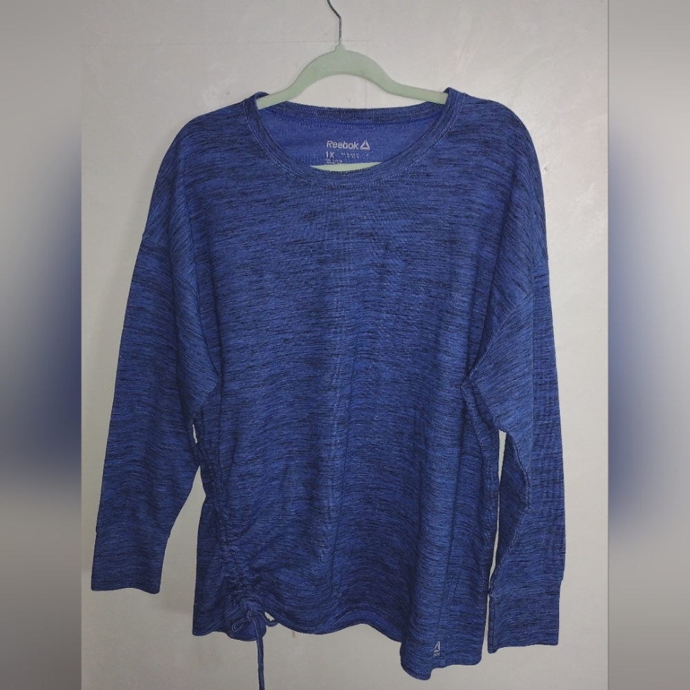 Reebok Blue Long Sleeve sweatshirt